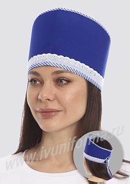 Кокошник женский с шитьем арт. ГУ-12-11-ГАБ