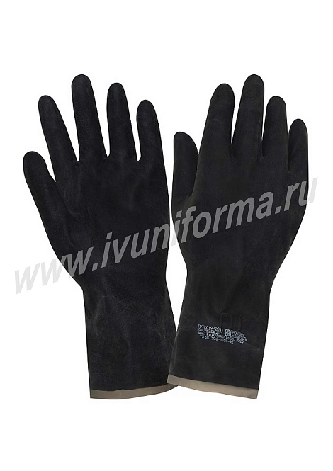 Перчатки резиновые КЩС ТИП 2 
